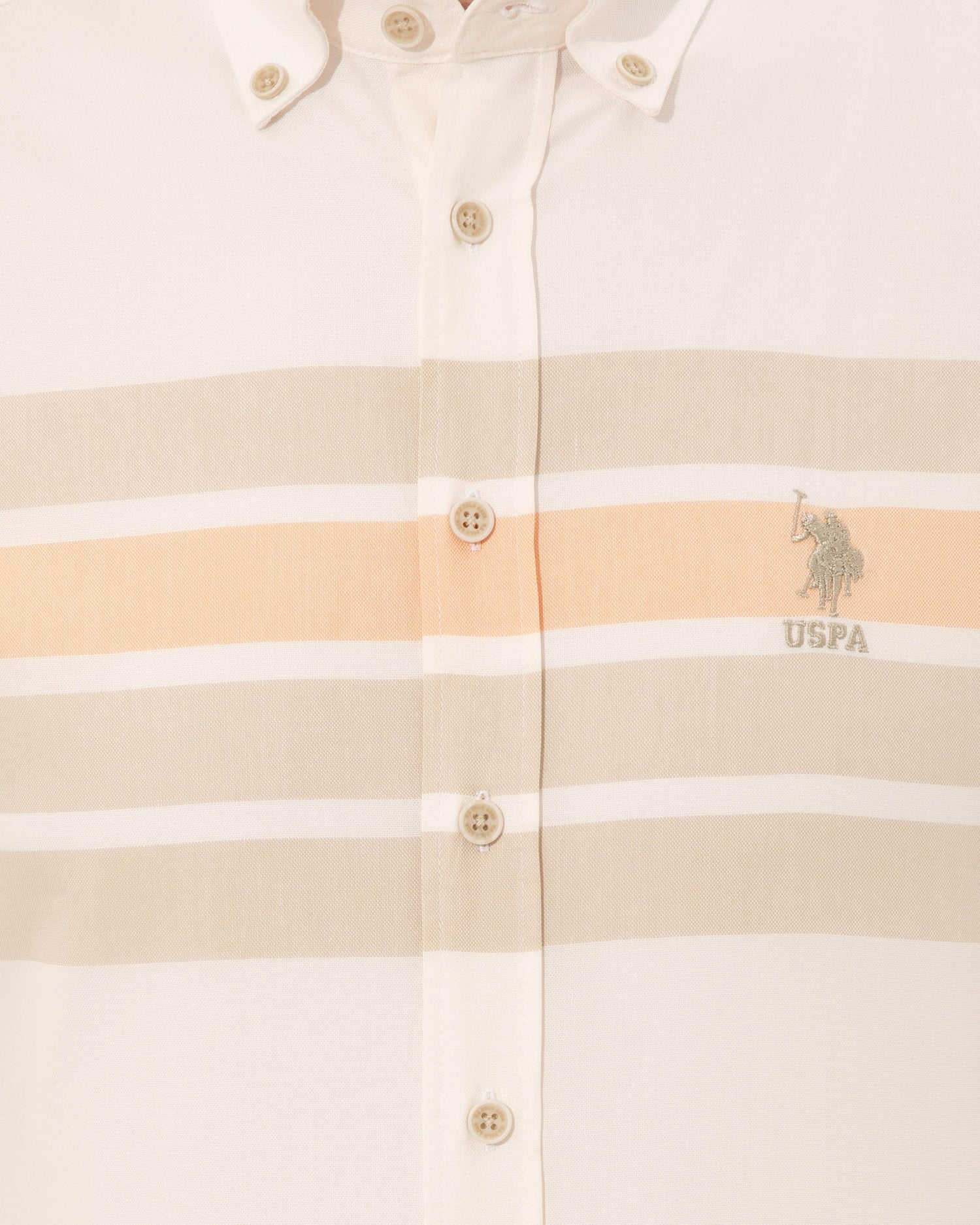 Beige Shirt Long Sleeve U.S. Polo Assn.