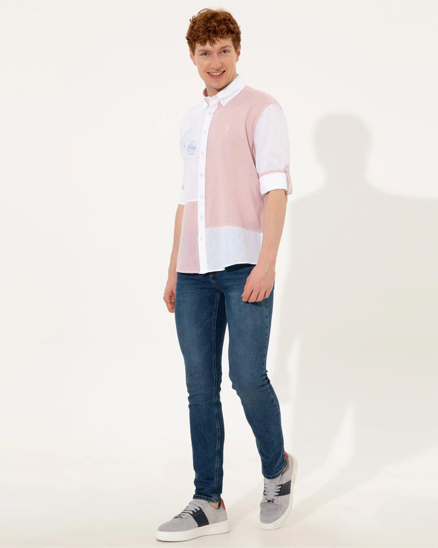 Pink Shirt Long Sleeve - BEVAVA
