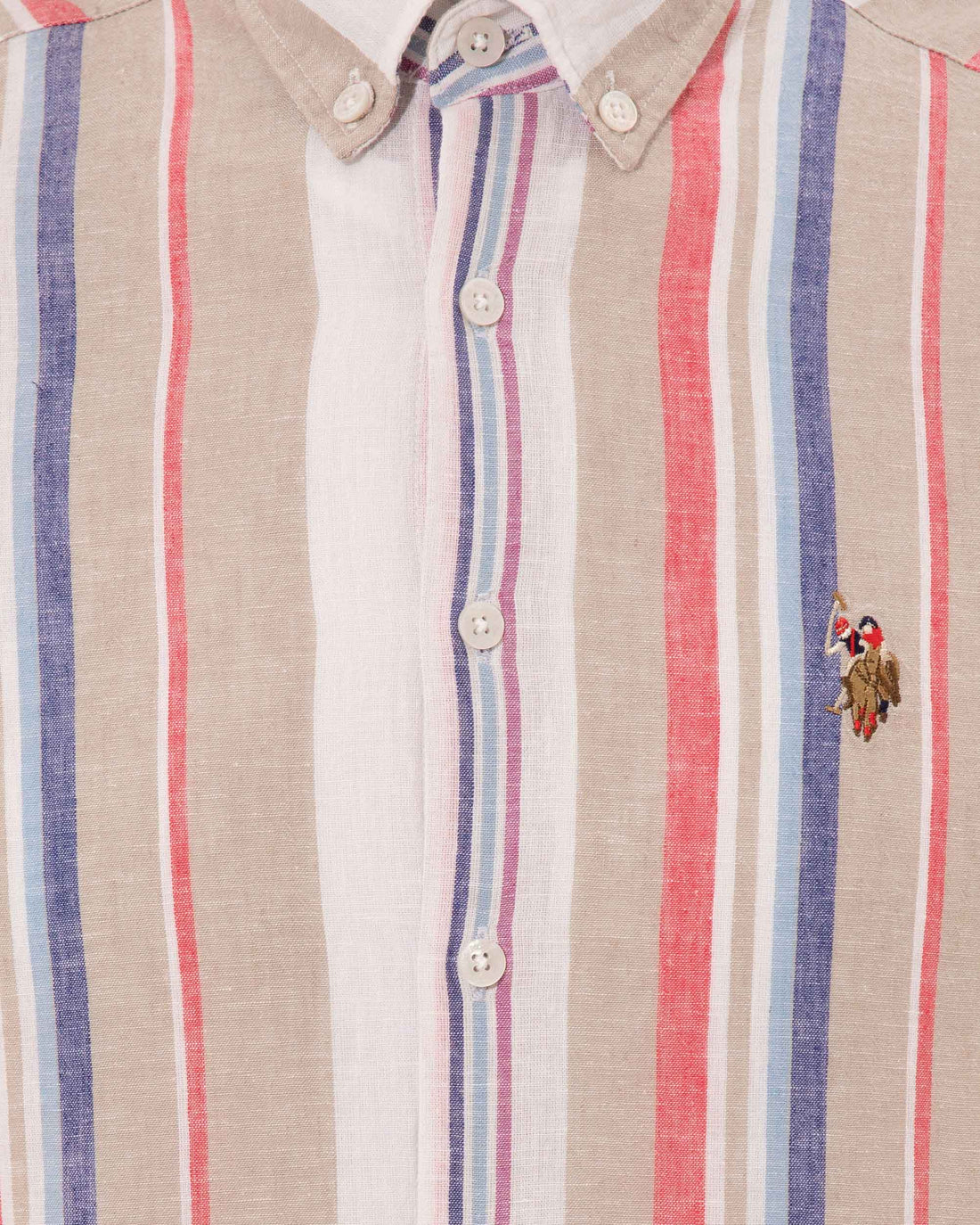 Beige Shirt Long Sleeve U.S. Polo Assn.