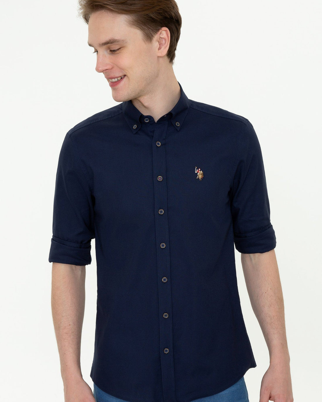 Dark Blue Shirt Long Sleeve U.S. Polo Assn.