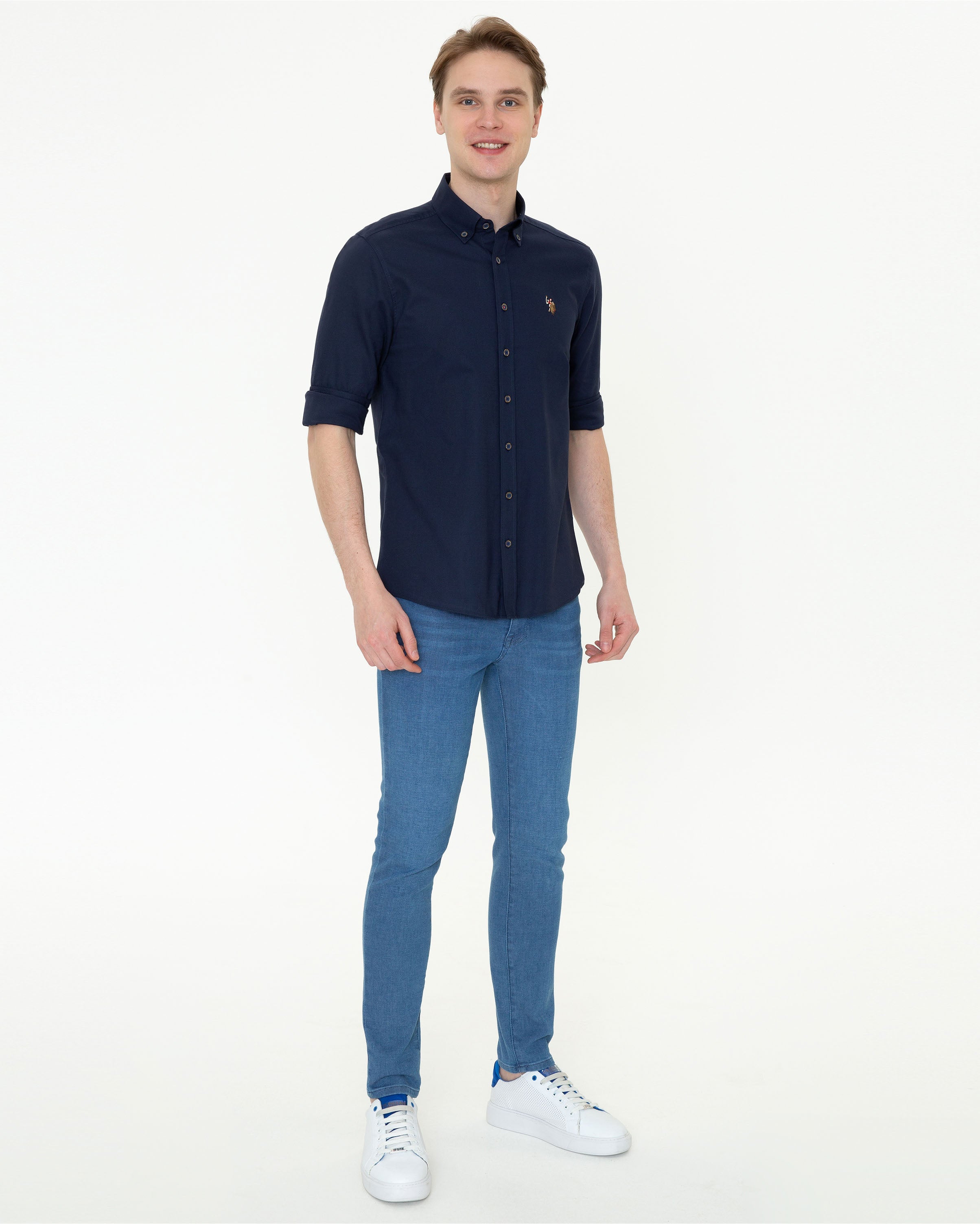 Dark Blue Shirt Long Sleeve U.S. Polo Assn.