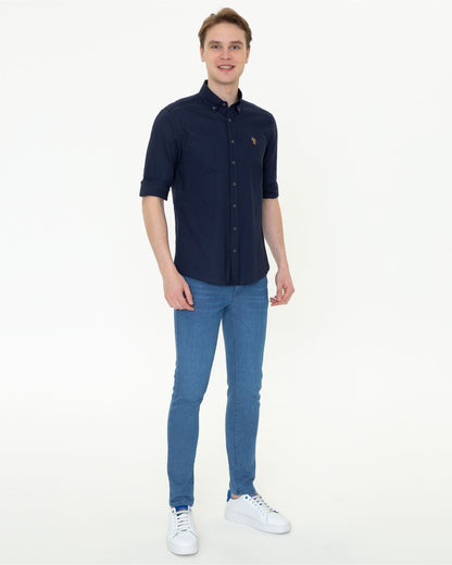 Dark Blue Shirt Long Sleeve U.S. Polo Assn.