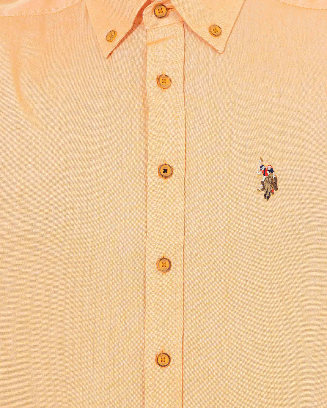 Orange Shirt Long Sleeve U.S. Polo Assn.