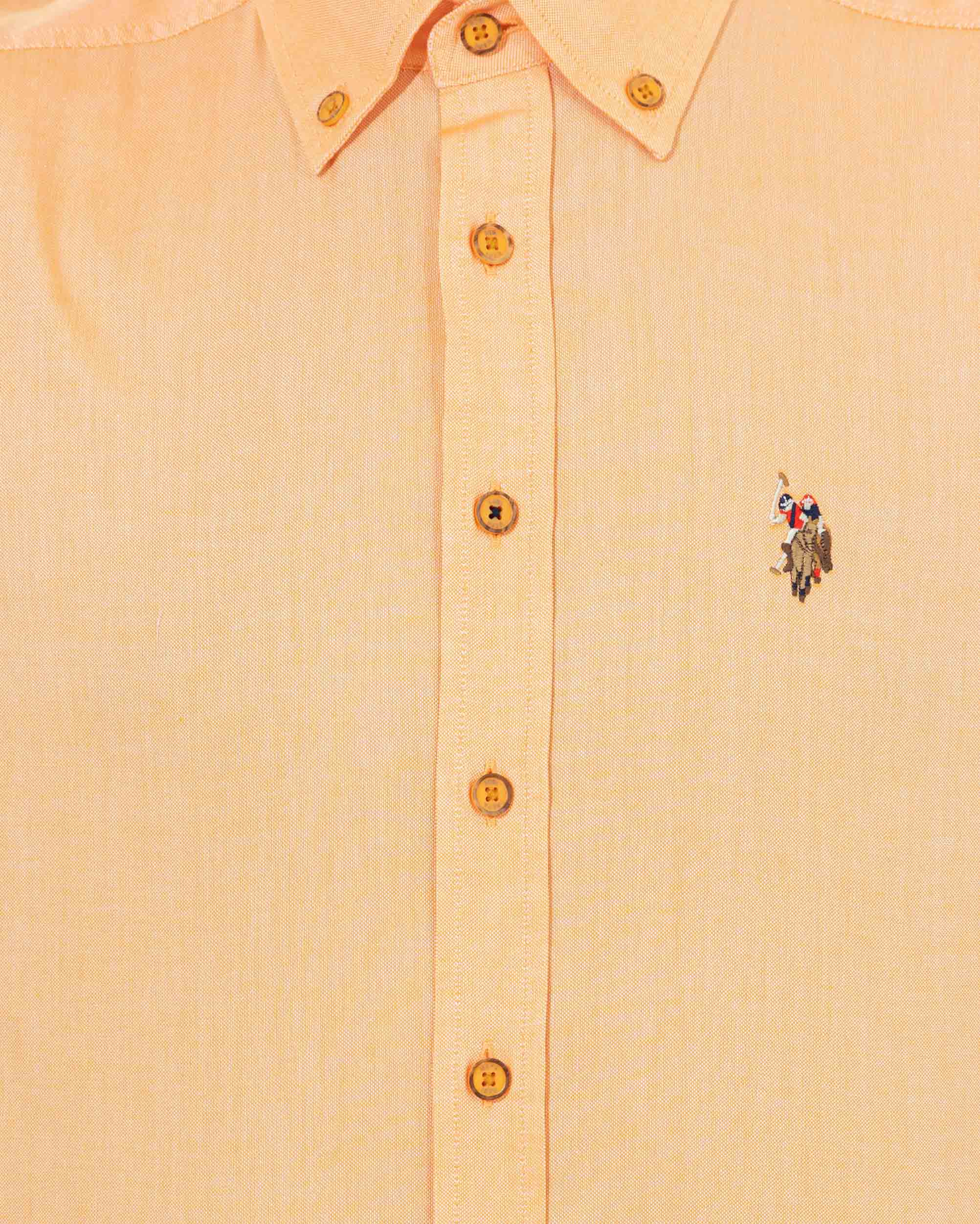 Orange Shirt Long Sleeve U.S. Polo Assn.