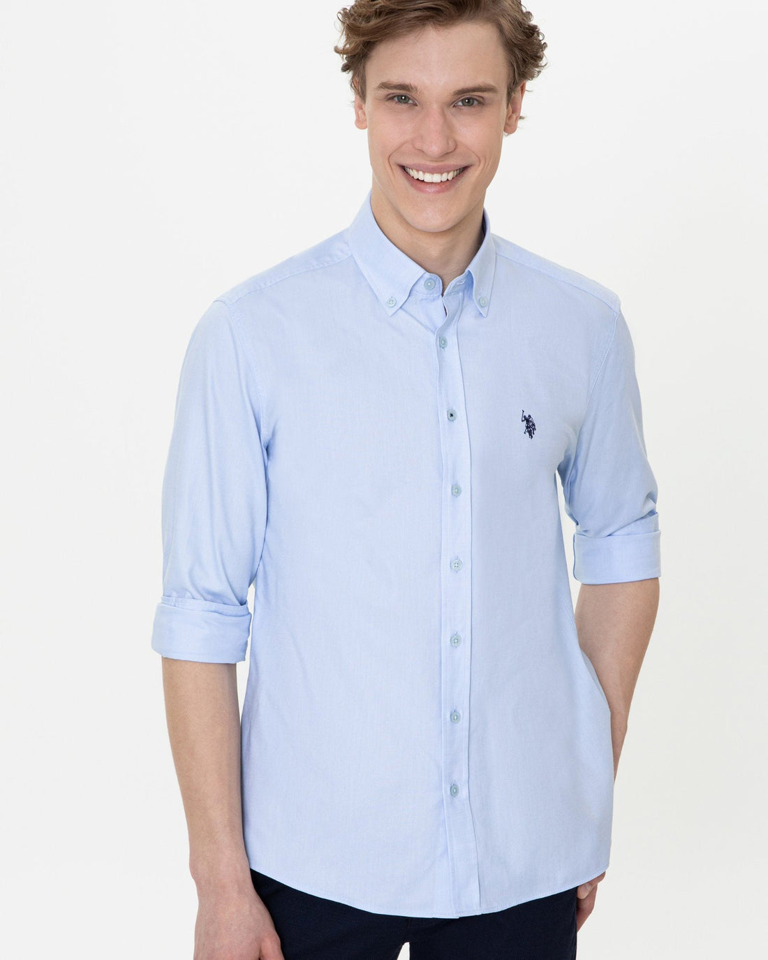 Light Blue Shirt Long Sleeve U.S. Polo Assn.