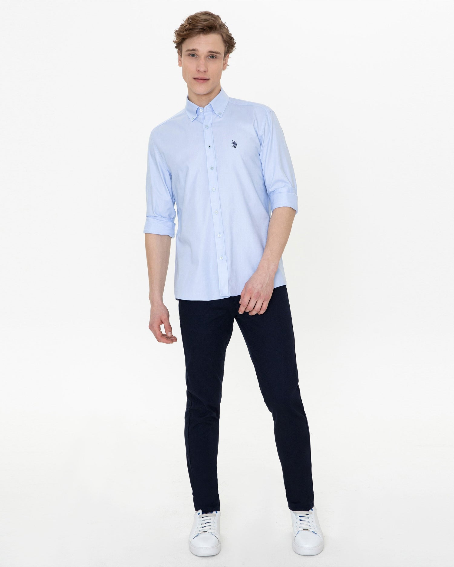 Light Blue Shirt Long Sleeve U.S. Polo Assn.
