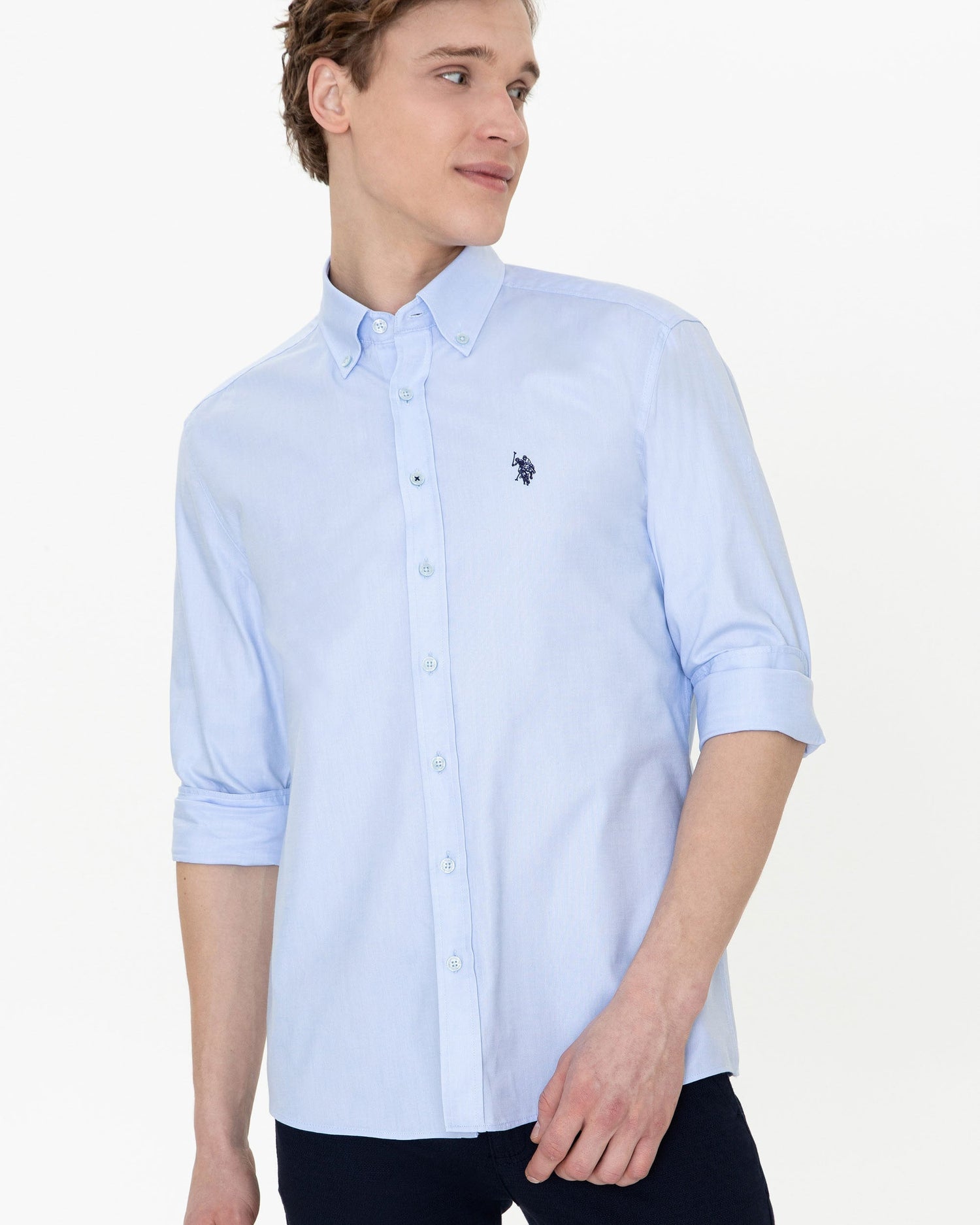Light Blue Shirt Long Sleeve U.S. Polo Assn.
