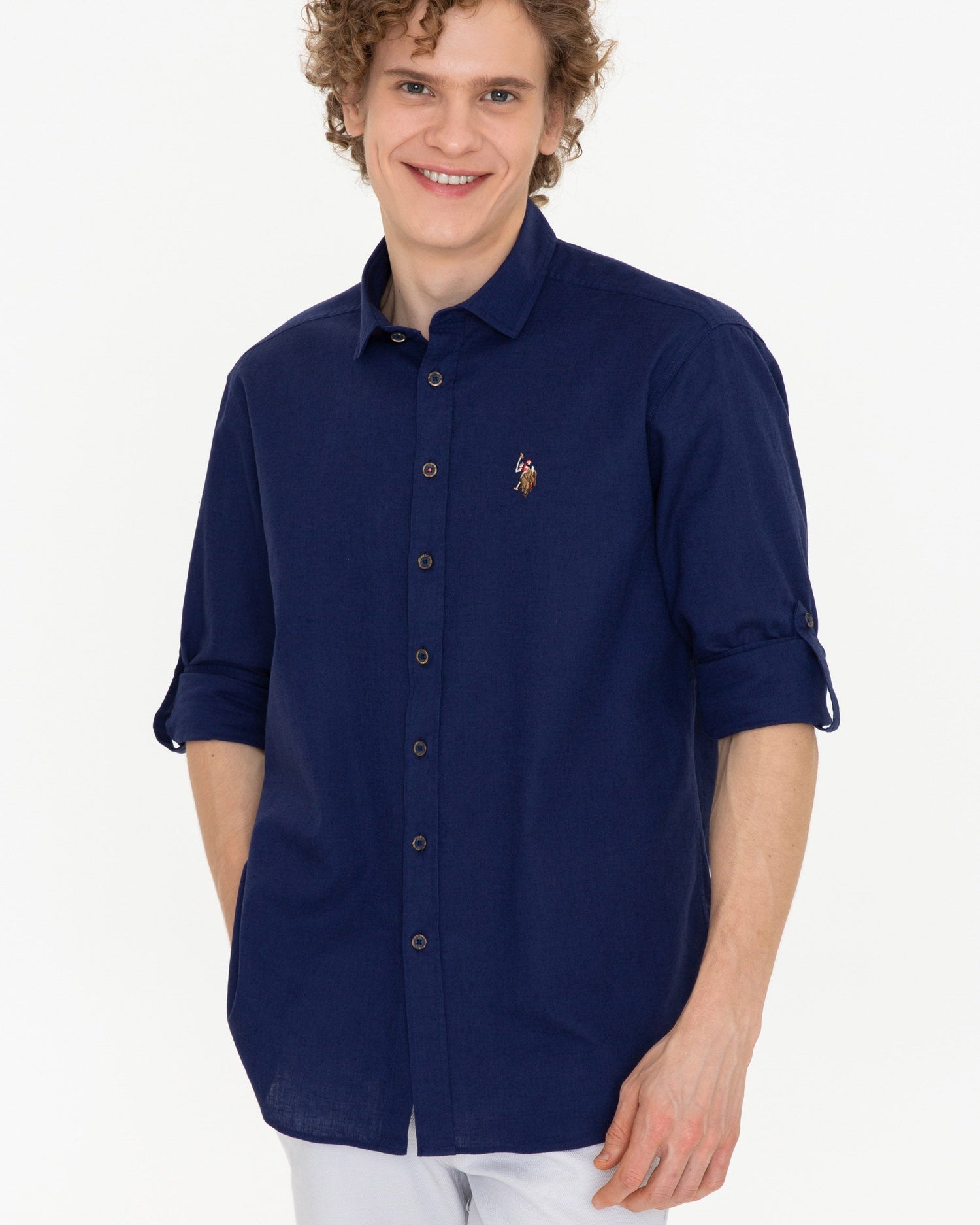 Dark Blue Shirt Long Sleeve U.S. Polo Assn.