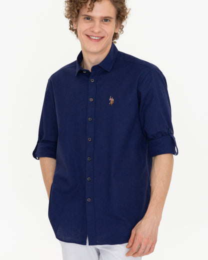 Dark Blue Shirt Long Sleeve U.S. Polo Assn.
