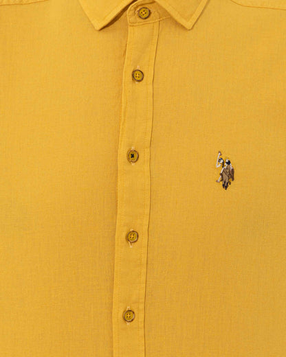 Yellow Shirt Long Sleeve U.S. Polo Assn.