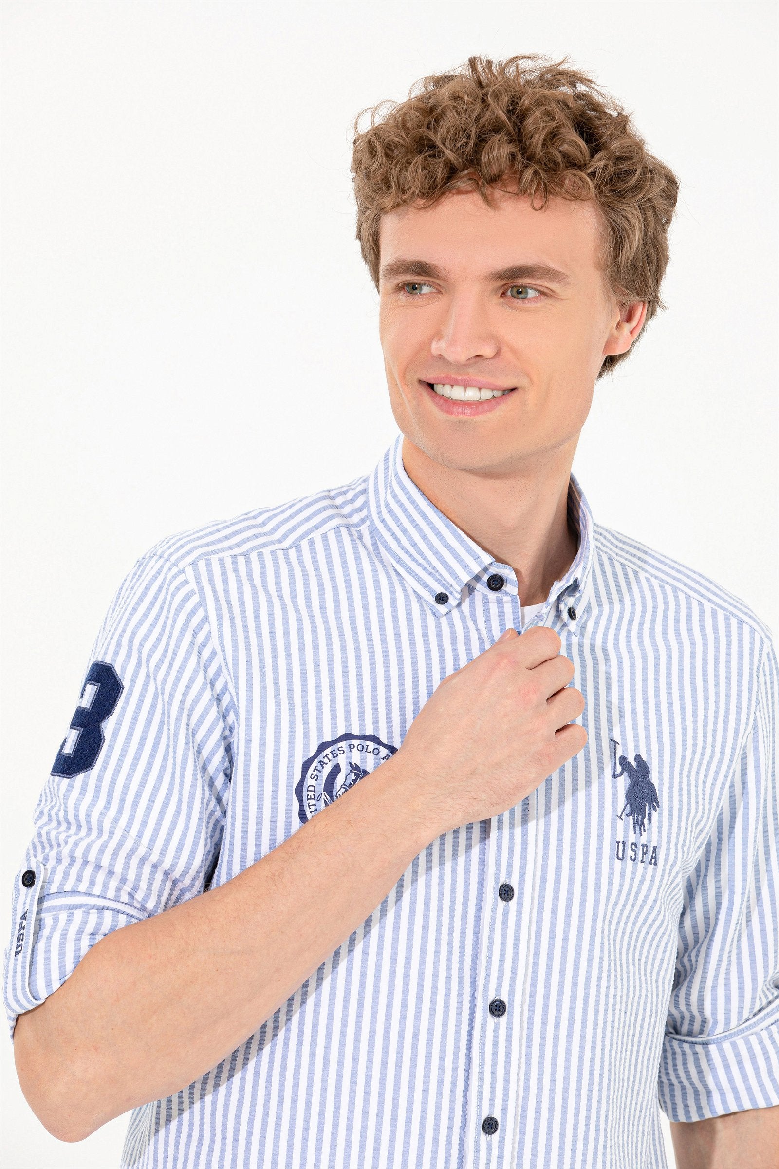Light Blue Shirt Long Sleeve U.S. Polo Assn.