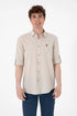 U.S. Polo Assn. Stone Men Stone Long Sleeve Shirt SKU: G081SZ0040 2082527_VR049 Image 01