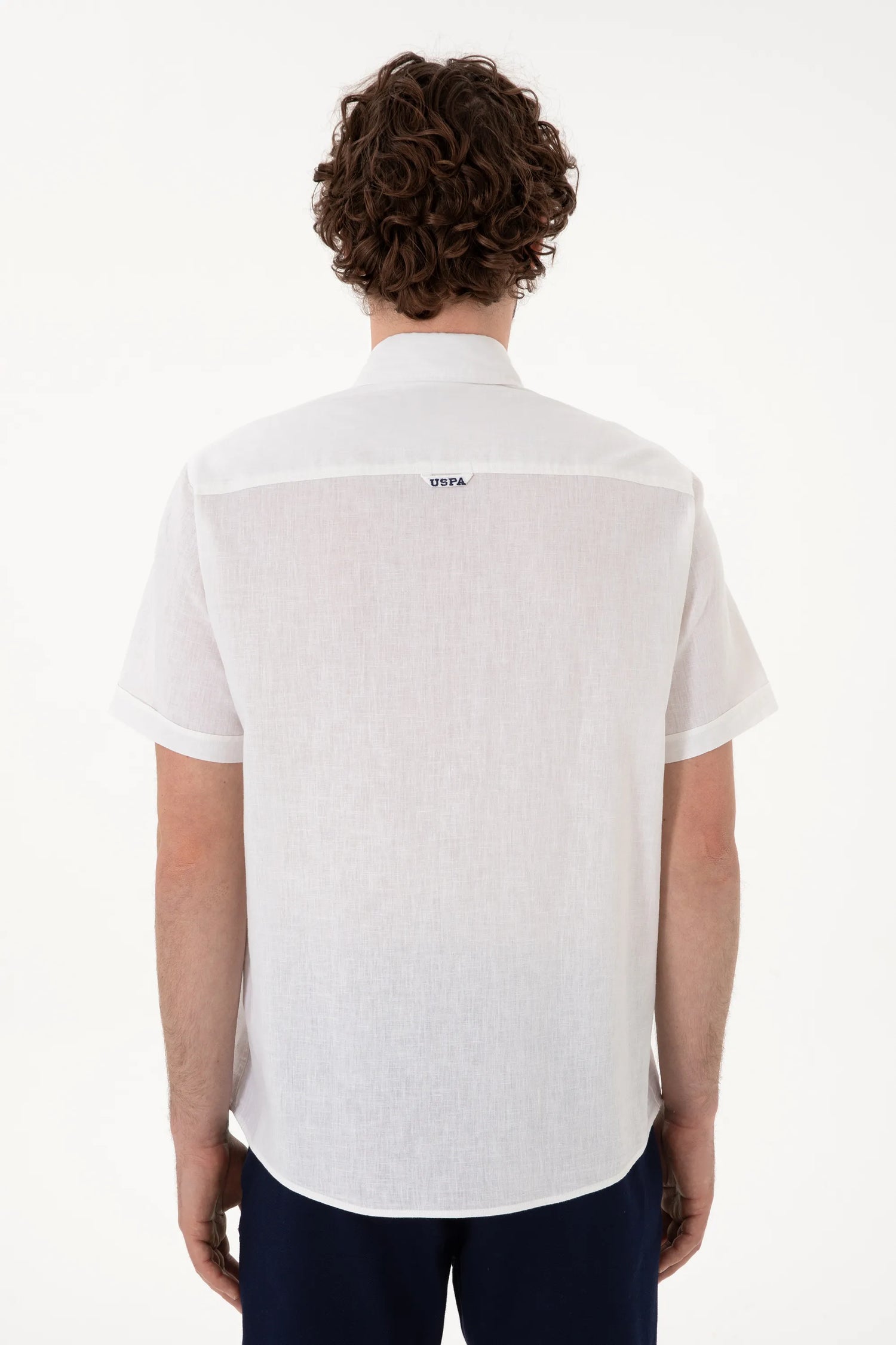 U.S. Polo Assn. White Men White Shirt SKU: G081SZ0040 2082772_VR013 Image 05