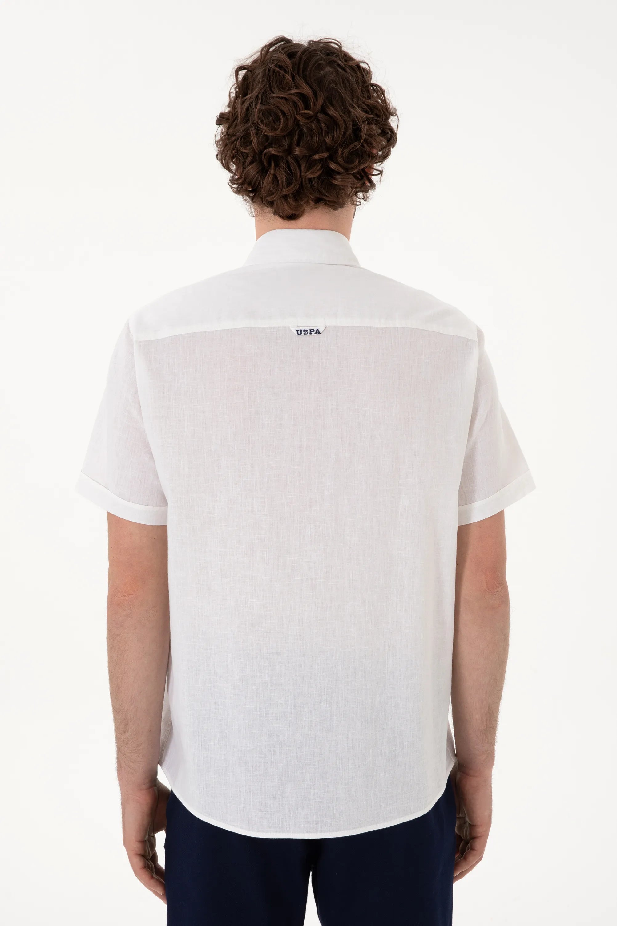 U.S. Polo Assn. White Men White Shirt SKU: G081SZ0040 2082772_VR013 Image 05