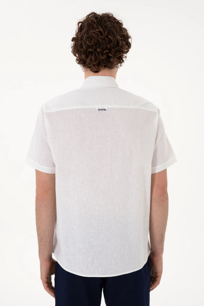 U.S. Polo Assn. White Men White Shirt SKU: G081SZ0040 2082772_VR013 Image 05