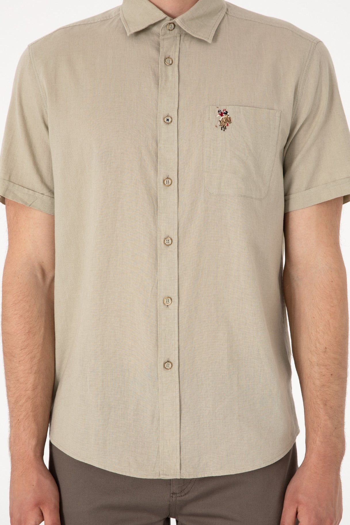 U.S. Polo Assn._Khaki_Shirt_G081SZ0040 2082772_VR027_06