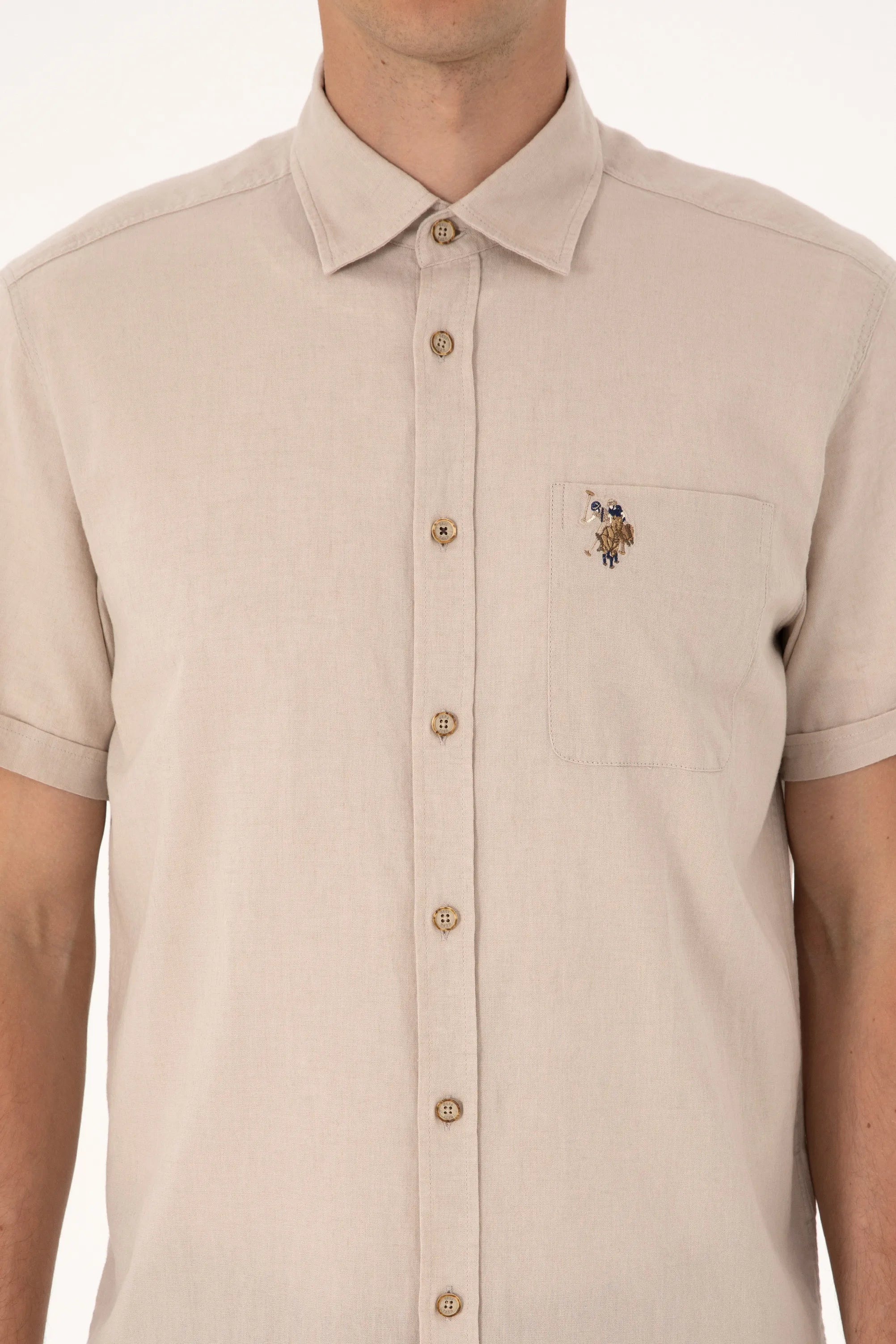 U.S. Polo Assn. Stone Men Stone Shirt SKU: G081SZ0040 2082772_VR049 Image 06