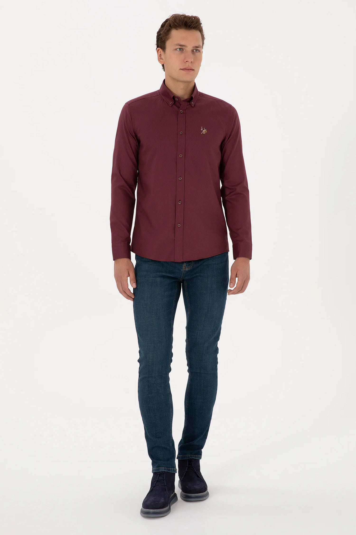 U.S. Polo Assn._New Plum_New Plum Shirt_G081SZ0040 2225466_VR177_04