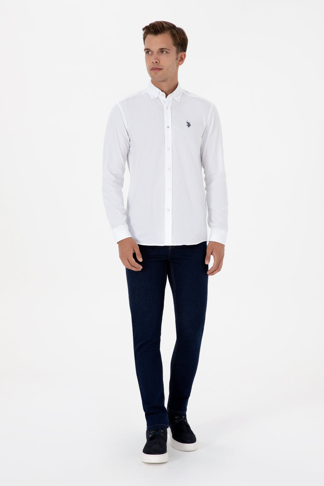 U.S. Polo Assn._White_White Shirt Long Sleeve_G081SZ0040 2225521_VR013_04