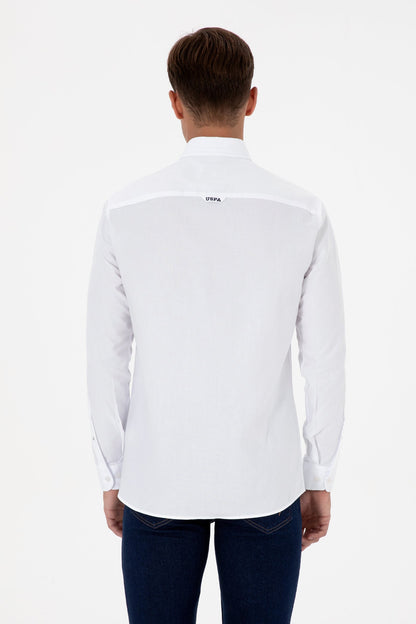 U.S. Polo Assn._White_White Shirt Long Sleeve_G081SZ0040 2225521_VR013_05