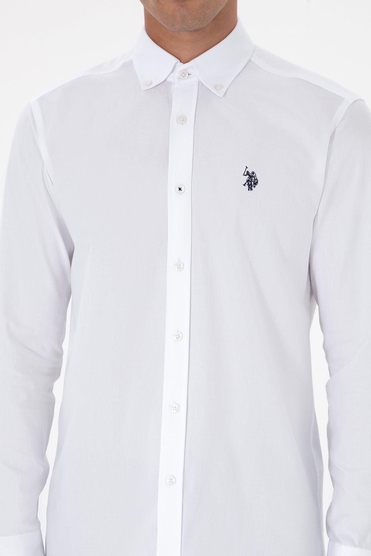 U.S. Polo Assn._White_White Shirt Long Sleeve_G081SZ0040 2225521_VR013_06
