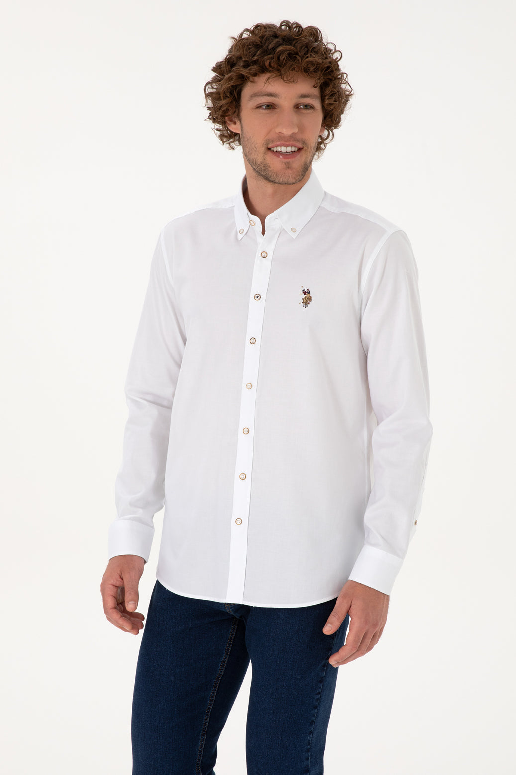 U.S. Polo Assn._White_White Shirt Long Sleeve_G081SZ0040 2225643_VR013_03