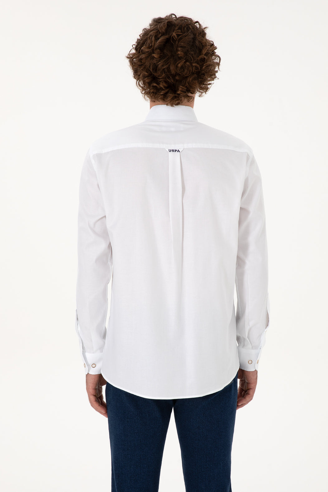 U.S. Polo Assn._White_White Shirt Long Sleeve_G081SZ0040 2225643_VR013_05