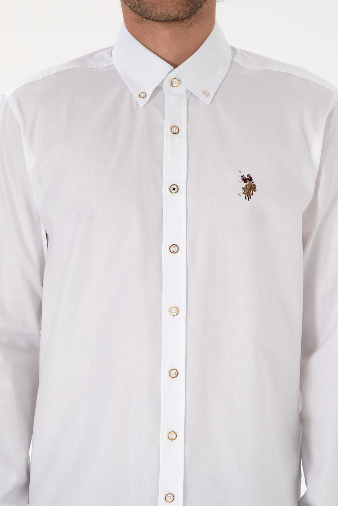 U.S. Polo Assn._White_White Shirt Long Sleeve_G081SZ0040 2225643_VR013_06