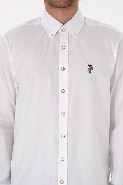 U.S. Polo Assn._White_White Shirt Long Sleeve_G081SZ0040 2225643_VR013_06