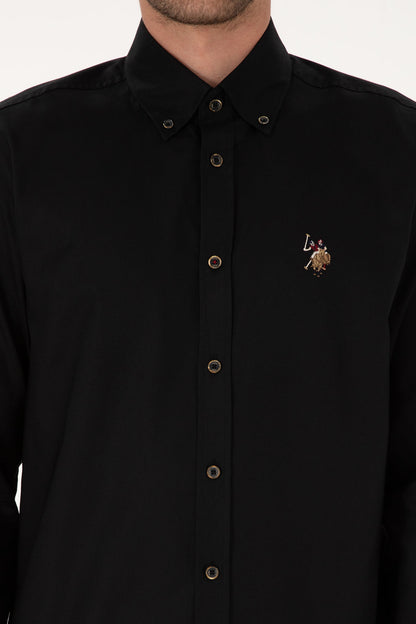 U.S. Polo Assn._Black_Black Shirt Long Sleeve_G081SZ0040 2225643_VR046_06
