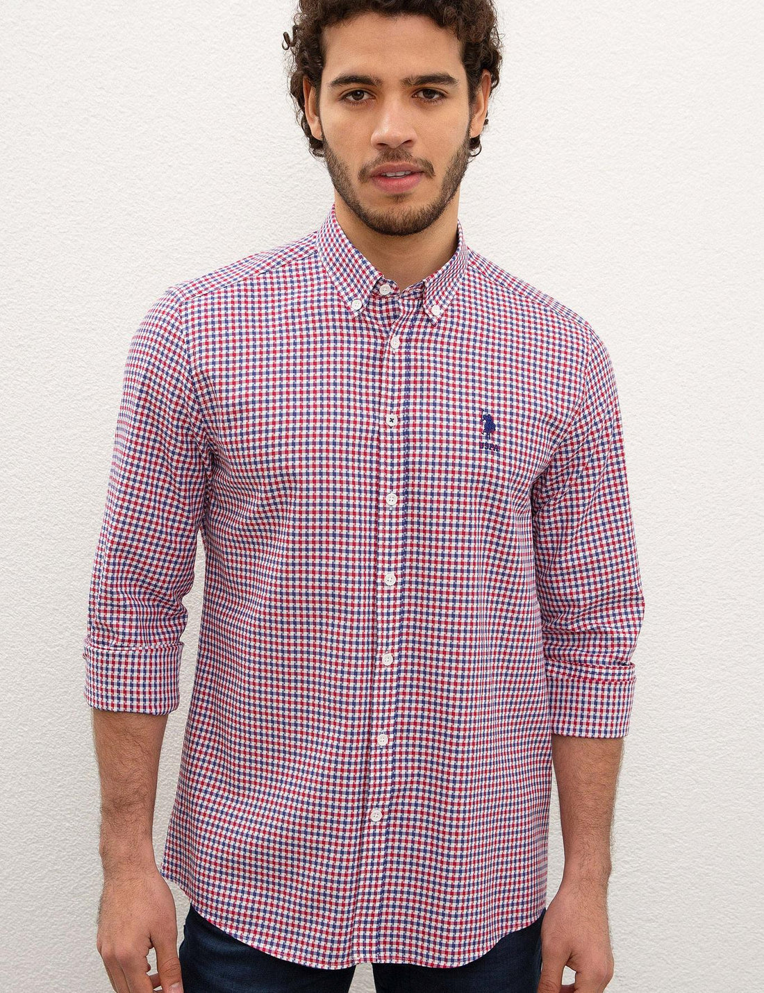 Dark Blue Shirt Long Sleeve U.S. Polo Assn.