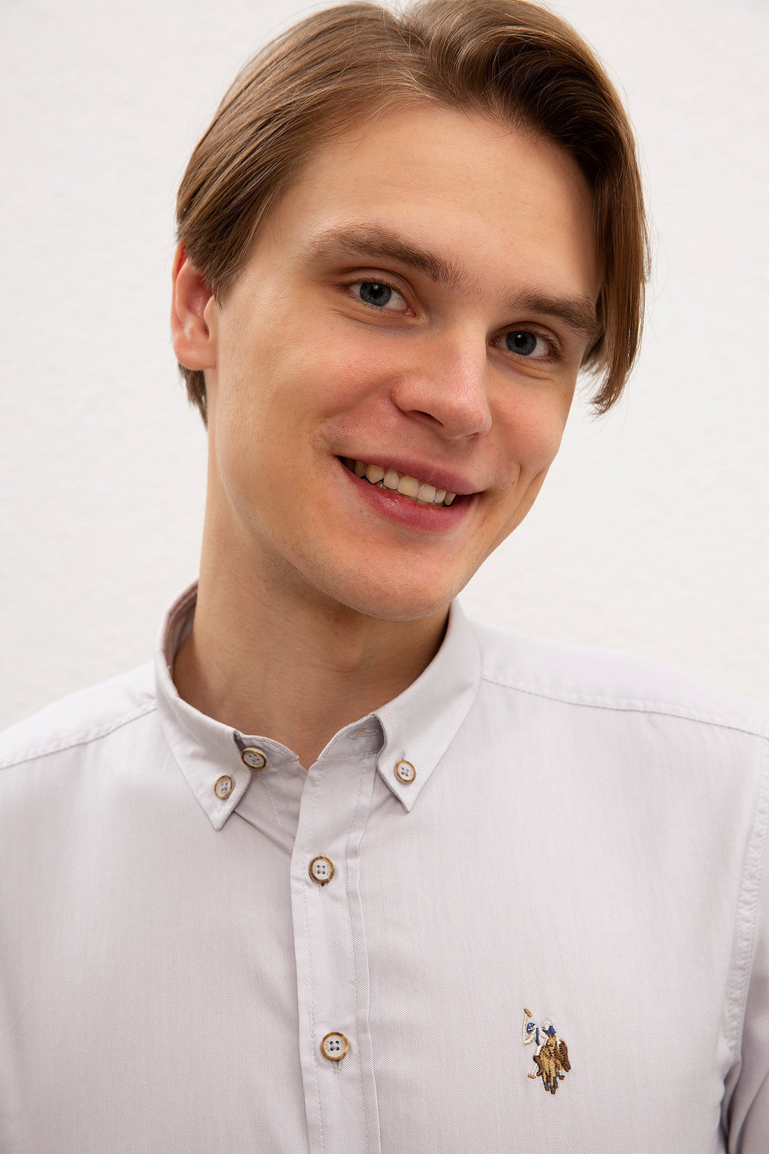 Light Grey Shirt Long Sleeve U.S. Polo Assn.