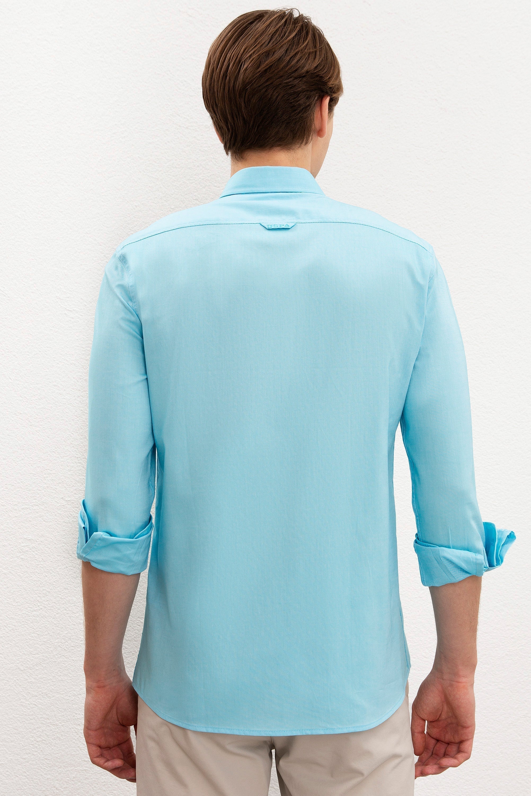Middle Blue Shirt Long Sleeve U.S. Polo Assn.