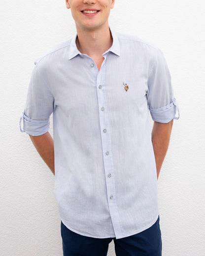 Light Blue Shirt Long Sleeve U.S. Polo Assn.
