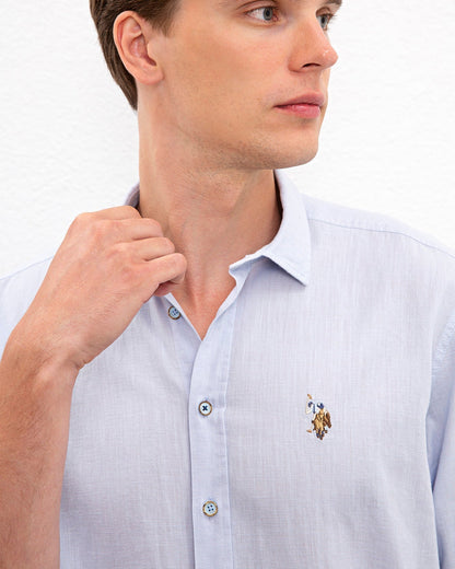 Light Blue Shirt Long Sleeve U.S. Polo Assn.