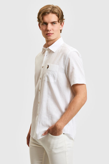 U.S. Polo Assn. White Men White Shirt SKU: G081SZ0040 PU-8862_VR013 Image 03