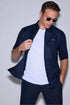 U.S. Polo Assn. Navy Men Navy Long Sleeve Jersey Overshirt Shirt SKU: G081SZ0040 PU-8889_VR033 Image 01