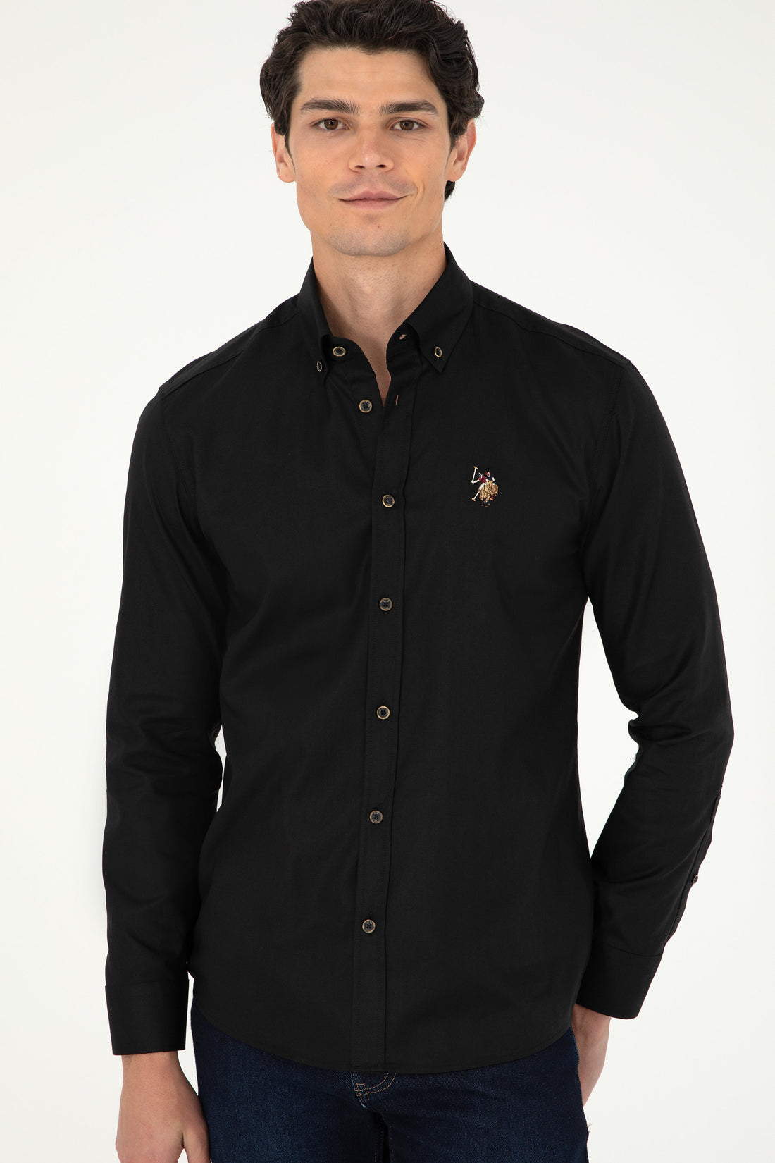 Black Shirt Long Sleeve_G081SZ0040 1962279_VR046_03