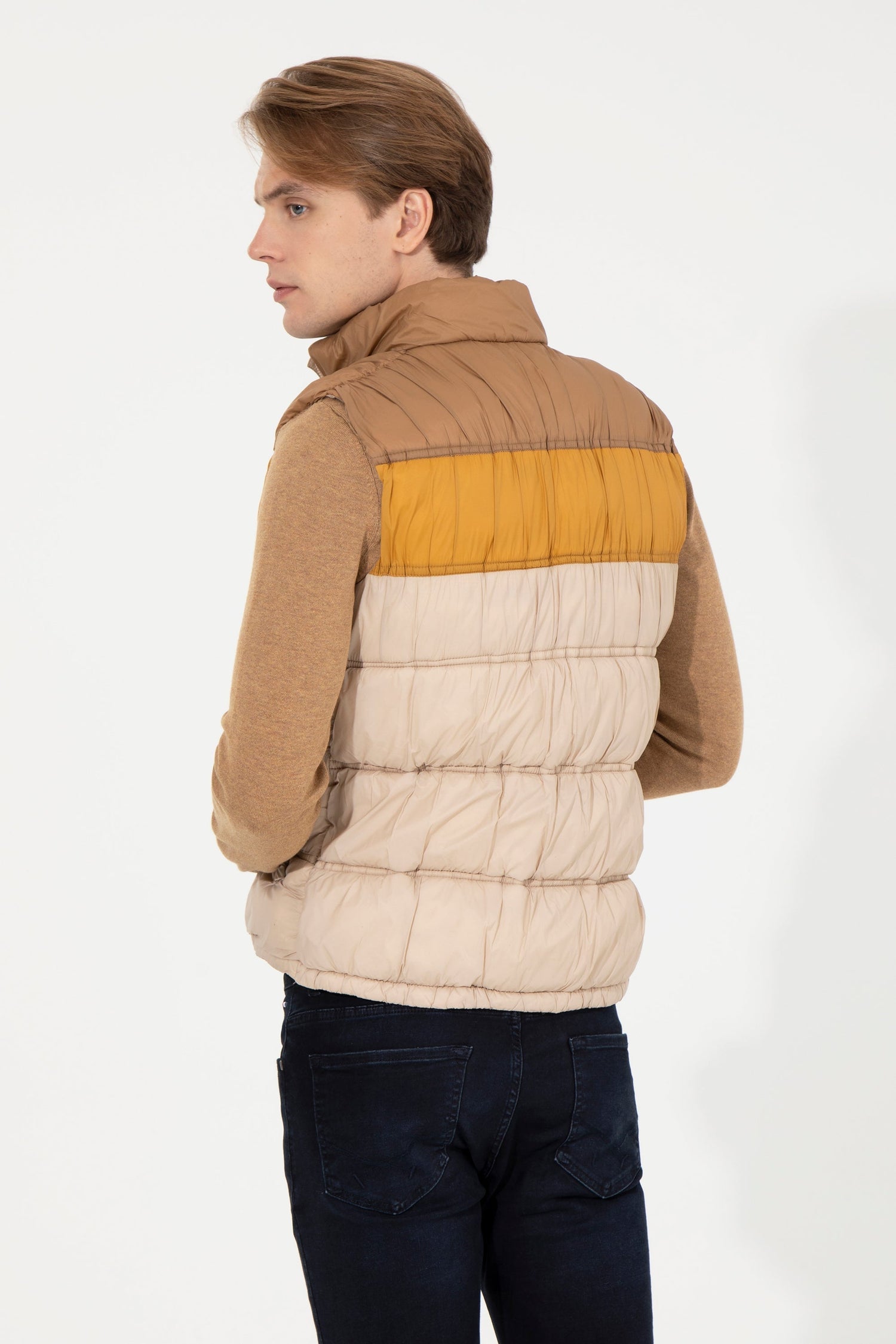 Beige Woven Vest U.S. Polo Assn.