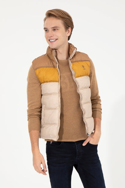 Beige Woven Vest U.S. Polo Assn.