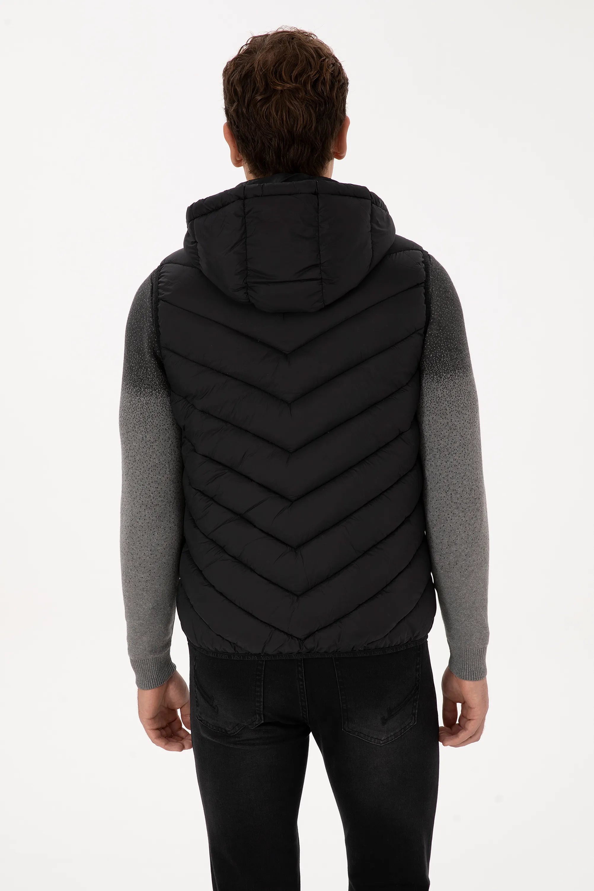 U.S. Polo Assn._Black_Black Vest Jacket_G081SZ0100 2246383_VR046_05