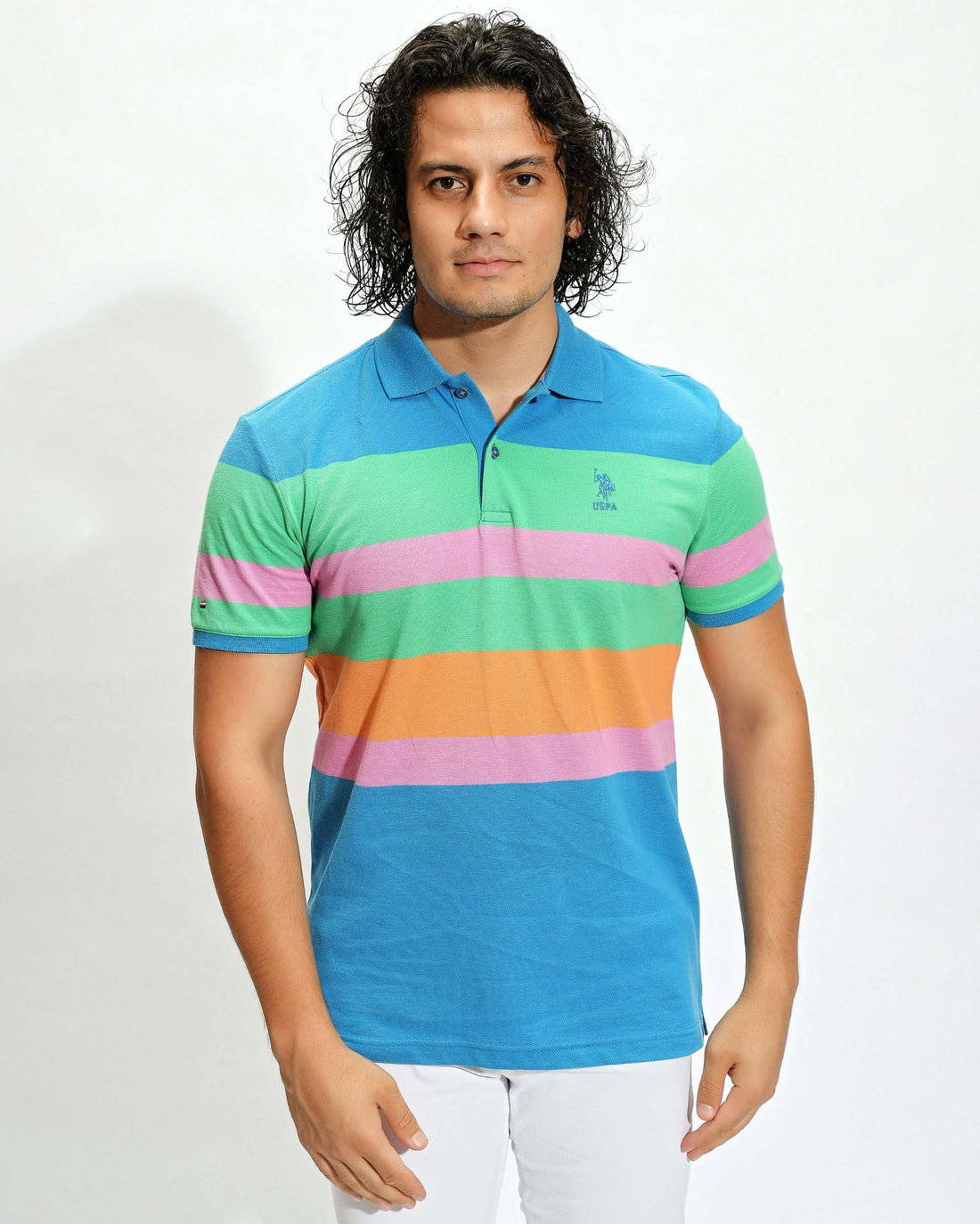 Middle Blue Polo Shirt U.S. Polo Assn.