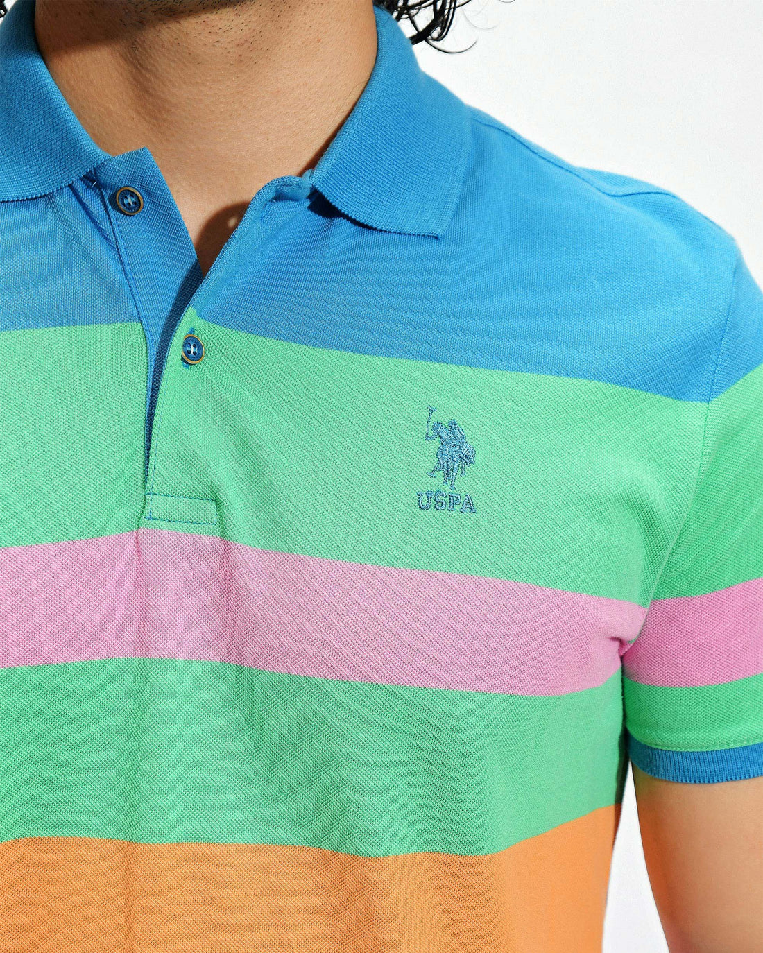 Middle Blue Polo Shirt U.S. Polo Assn.