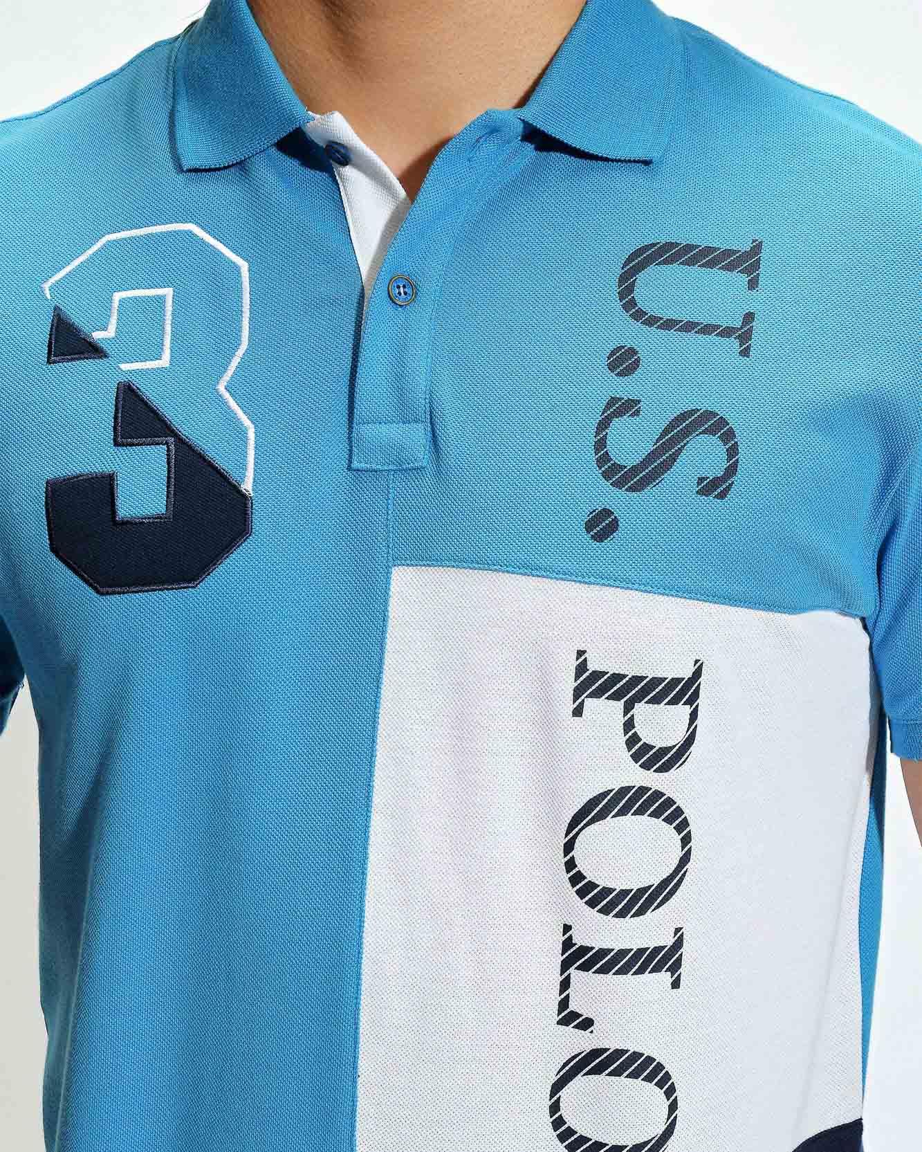 Middle Blue Polo Shirt U.S. Polo Assn.