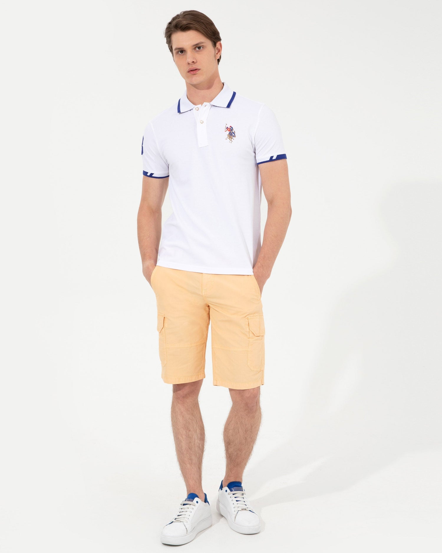 White Basic Polo Shirt U.S. Polo Assn.