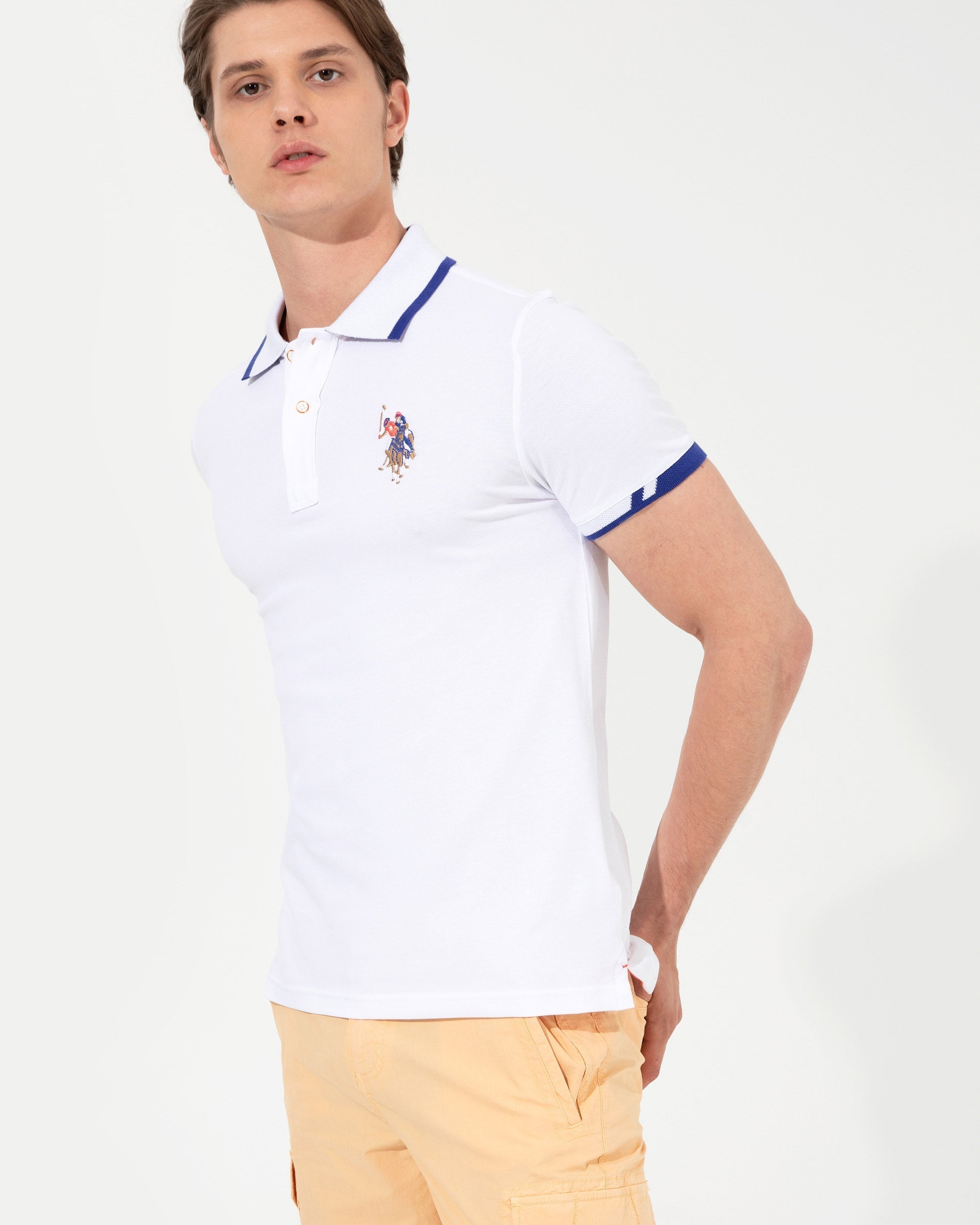 White Basic Polo Shirt U.S. Polo Assn.