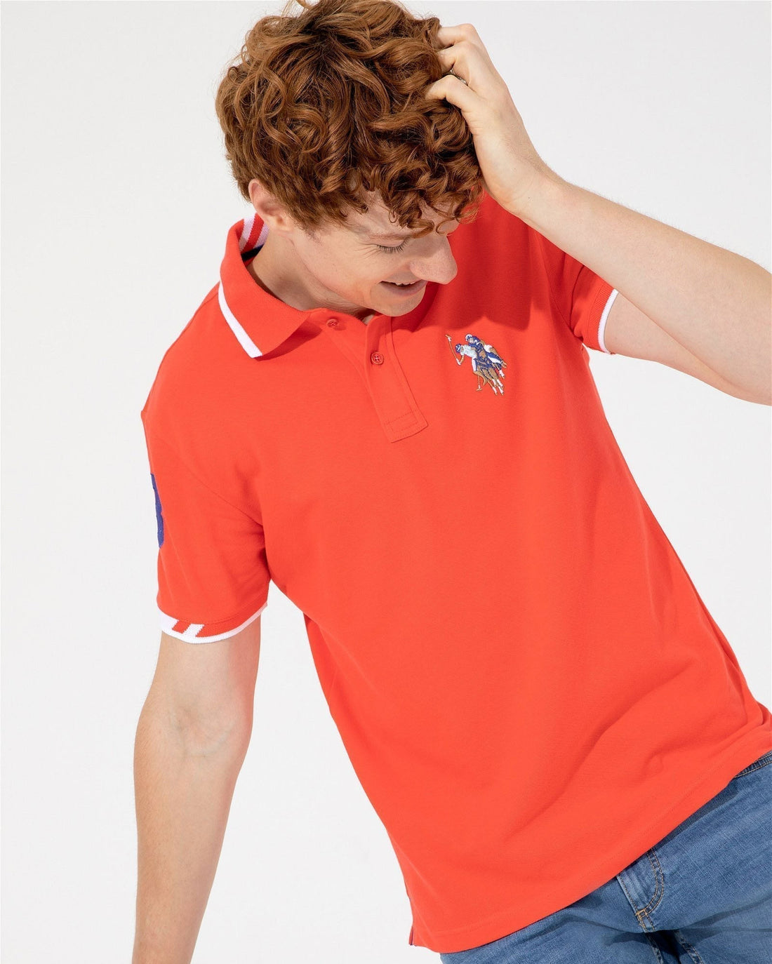Coral Basic Polo Shirt U.S. Polo Assn.