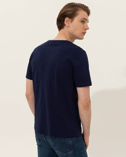 Dark Blue Crew Neck T-Shirt U.S. Polo Assn.