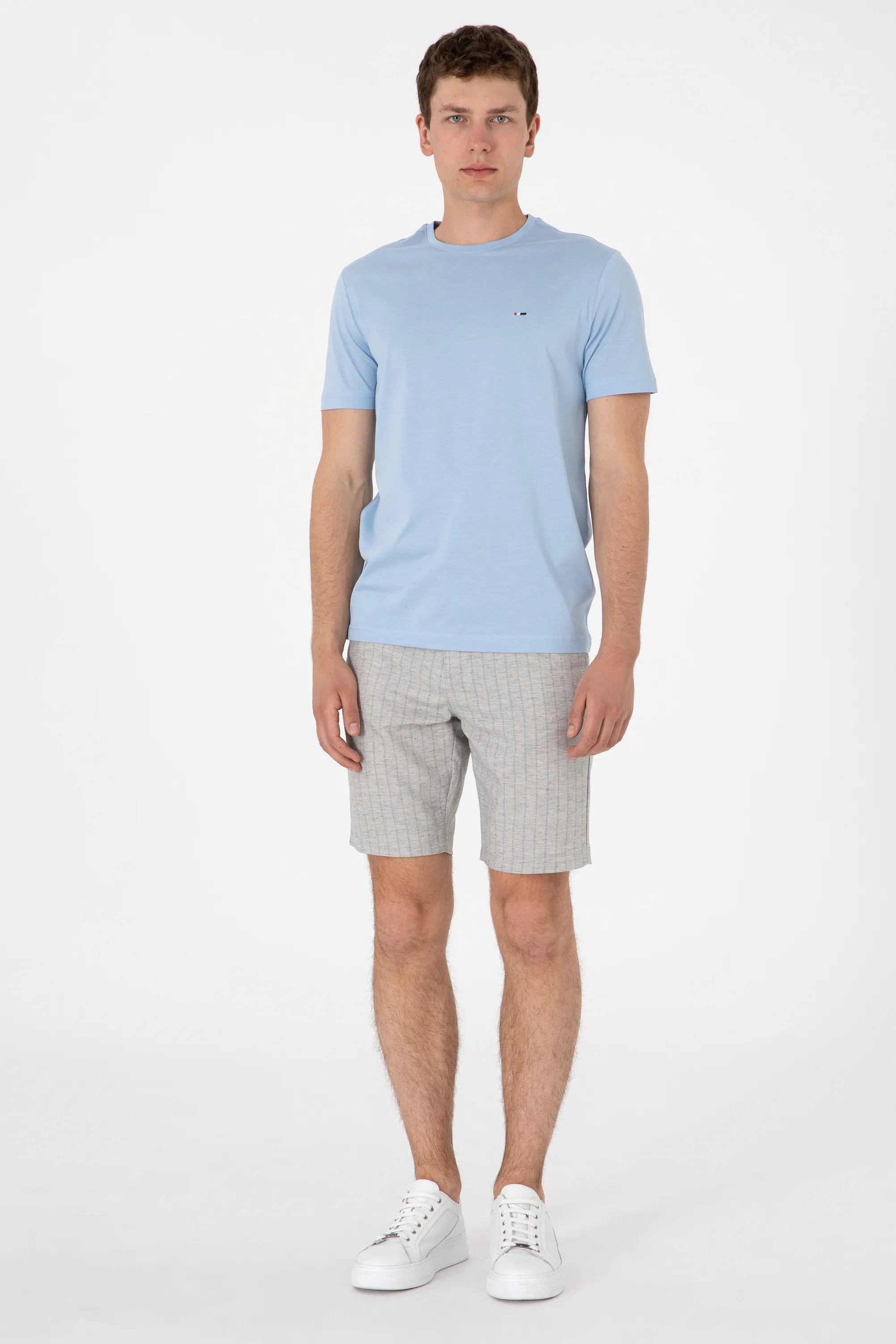 U.S. Polo Assn. Light Blue Men Light Blue T-Shirt SKU: G081SZ0110 2083928_VR003 Image 04