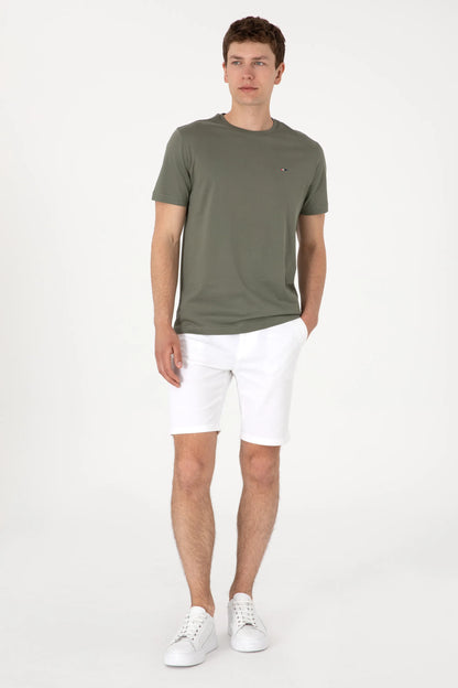 U.S. Polo Assn. Dark Khaki Men Dark Khaki T-Shirt SKU: G081SZ0110 2083928_VR111 Image 04